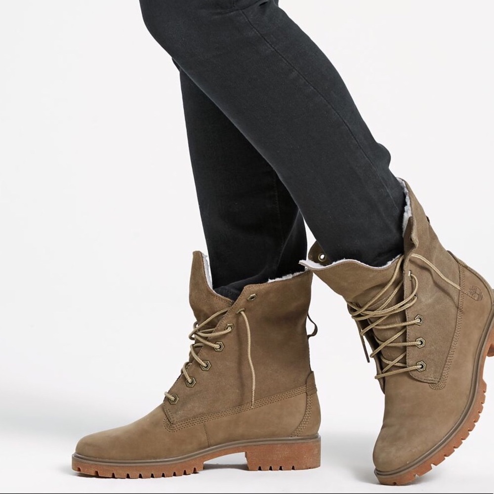 Timberland Jayne Waterproof Fleece Fold Down Boots